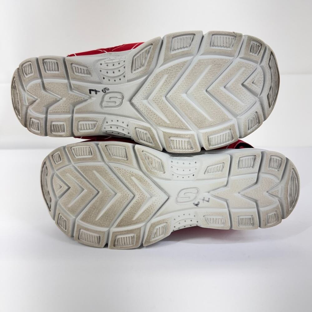 Skechers Kids Size 4 Relix Valdez Red Sandals Closed Toe Summer Comfort Travel - Picture 5 of 11